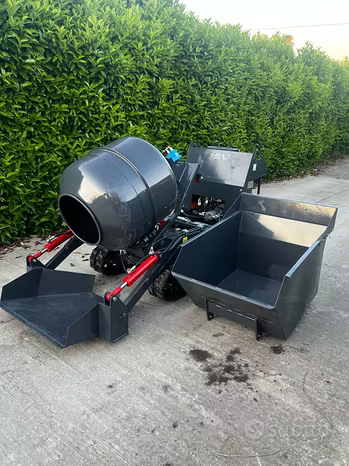 Motocarriola minidumper dumper RSV con betoniera