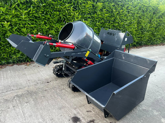 Motocarriola minidumper dumper RSV con betoniera